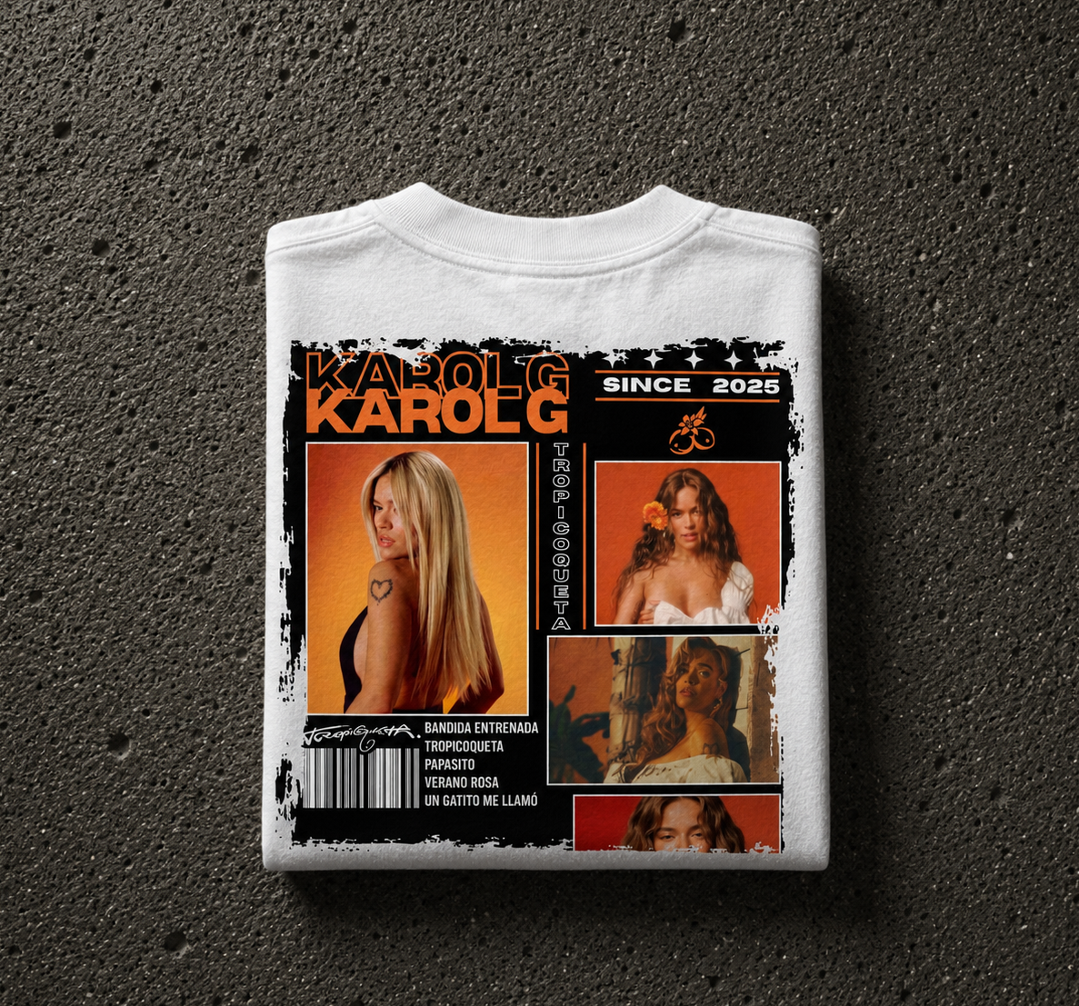 Karol G Tropicoqueta - Camiseta Oversize Manga Corta