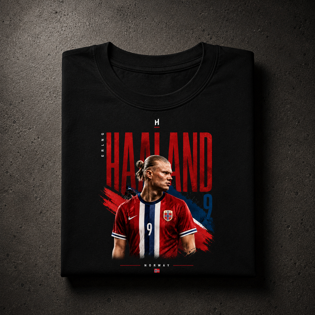 Haaland World Cup 2026 - Camiseta Oversize Manga Corta