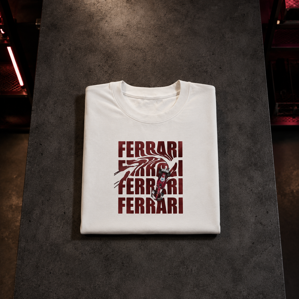 Scuderia Ferrari - Camiseta Oversize Manga Corta
