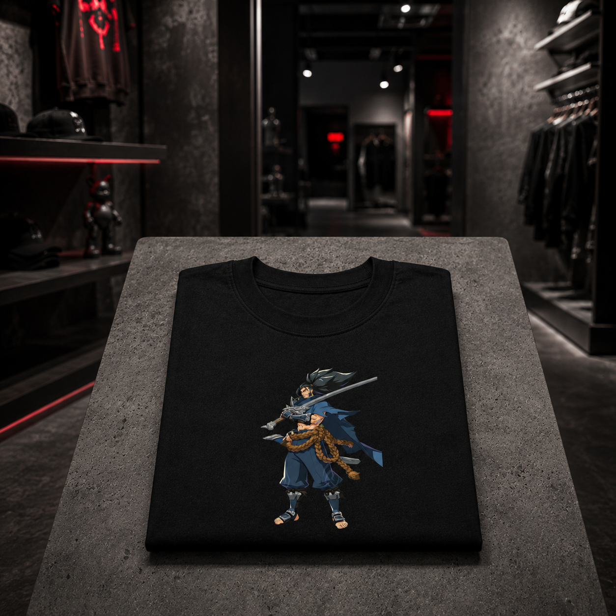 Yasuo League of Legends - Camiseta Oversize Manga Corta