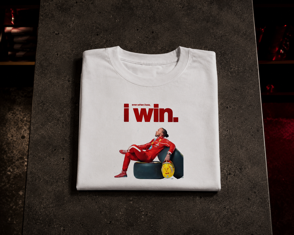 Lewis Hamilton x FERRARI 2026 - Camiseta Oversize Manga Corta