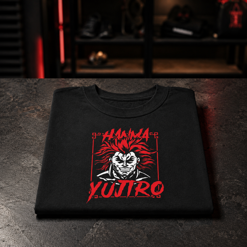 Yujiro Hanma BAKI - Camiseta Oversize Manga Corta