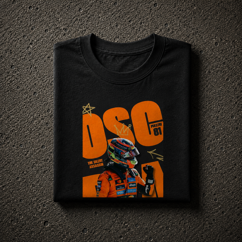 Oscar Piastri MCLAREN - Camiseta Oversize Manga Corta