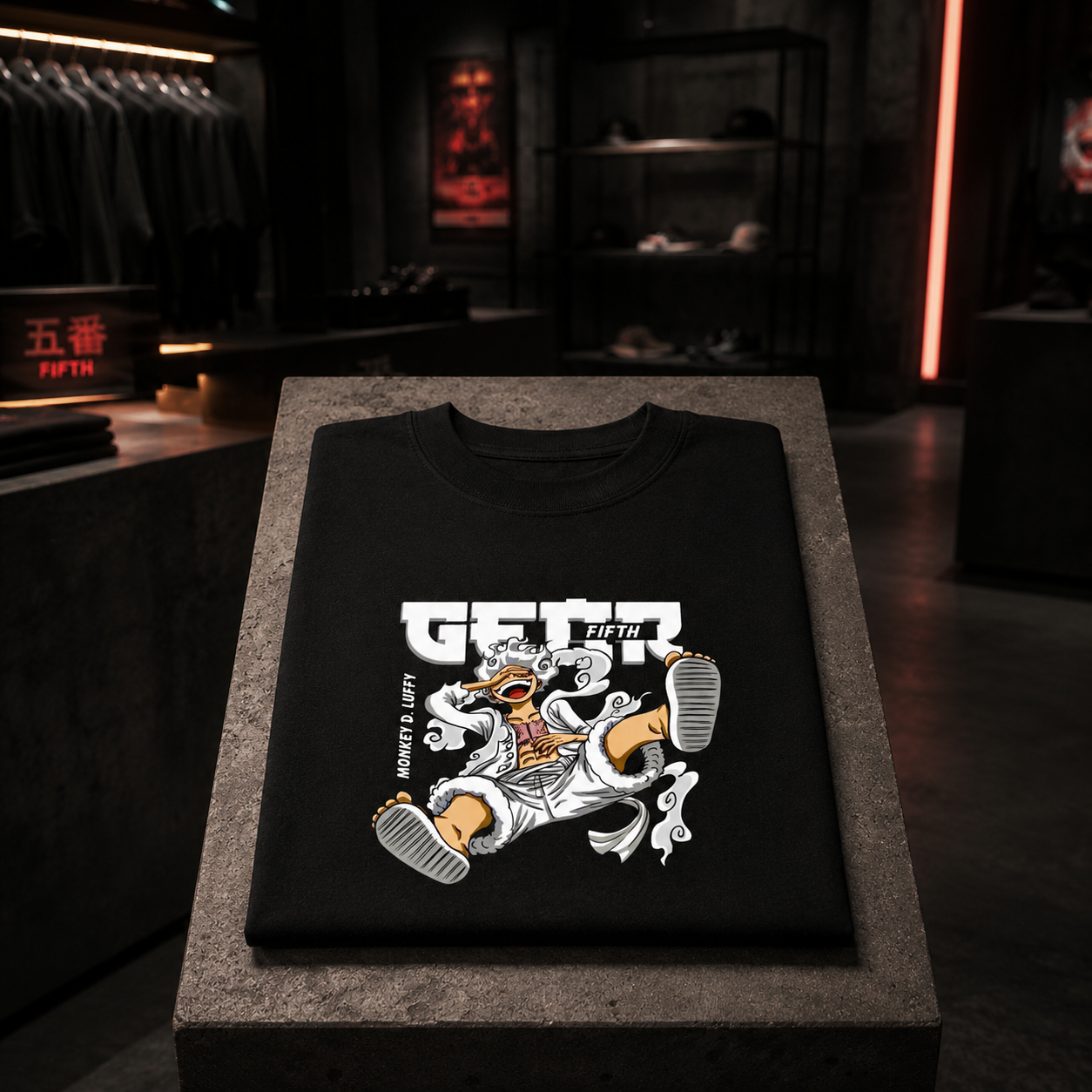 Monkey D. Luffy ONE PIECE - Camiseta Oversize Manga Corta