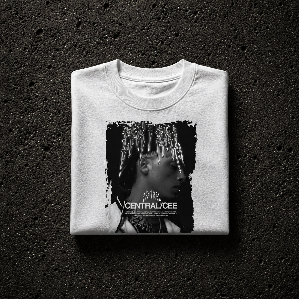 Central Cee - Camiseta Oversize Manga Corta