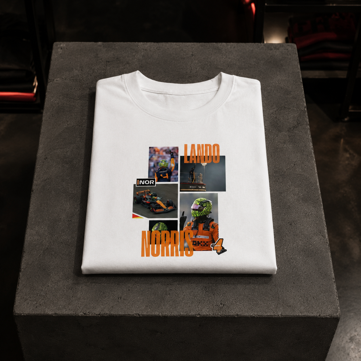 Lando Norris x MCLAREN 2026 - Camiseta Oversize Manga Corta