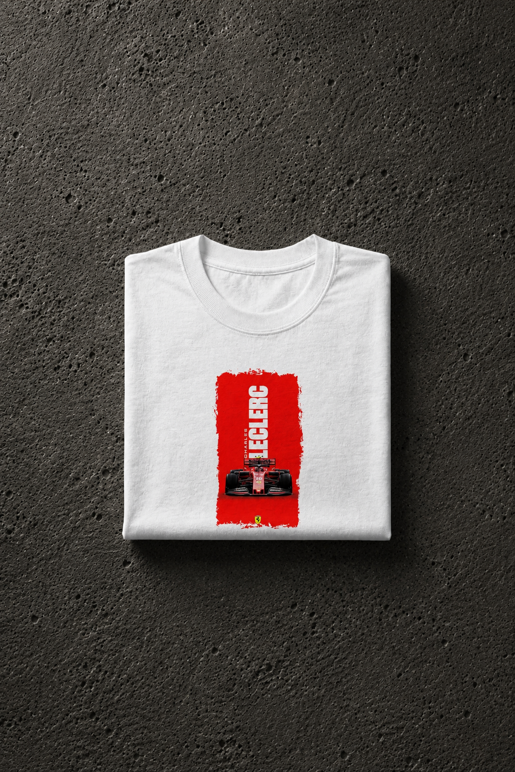 Charles Leclerc FERRARI - Camiseta Oversize Manga Corta