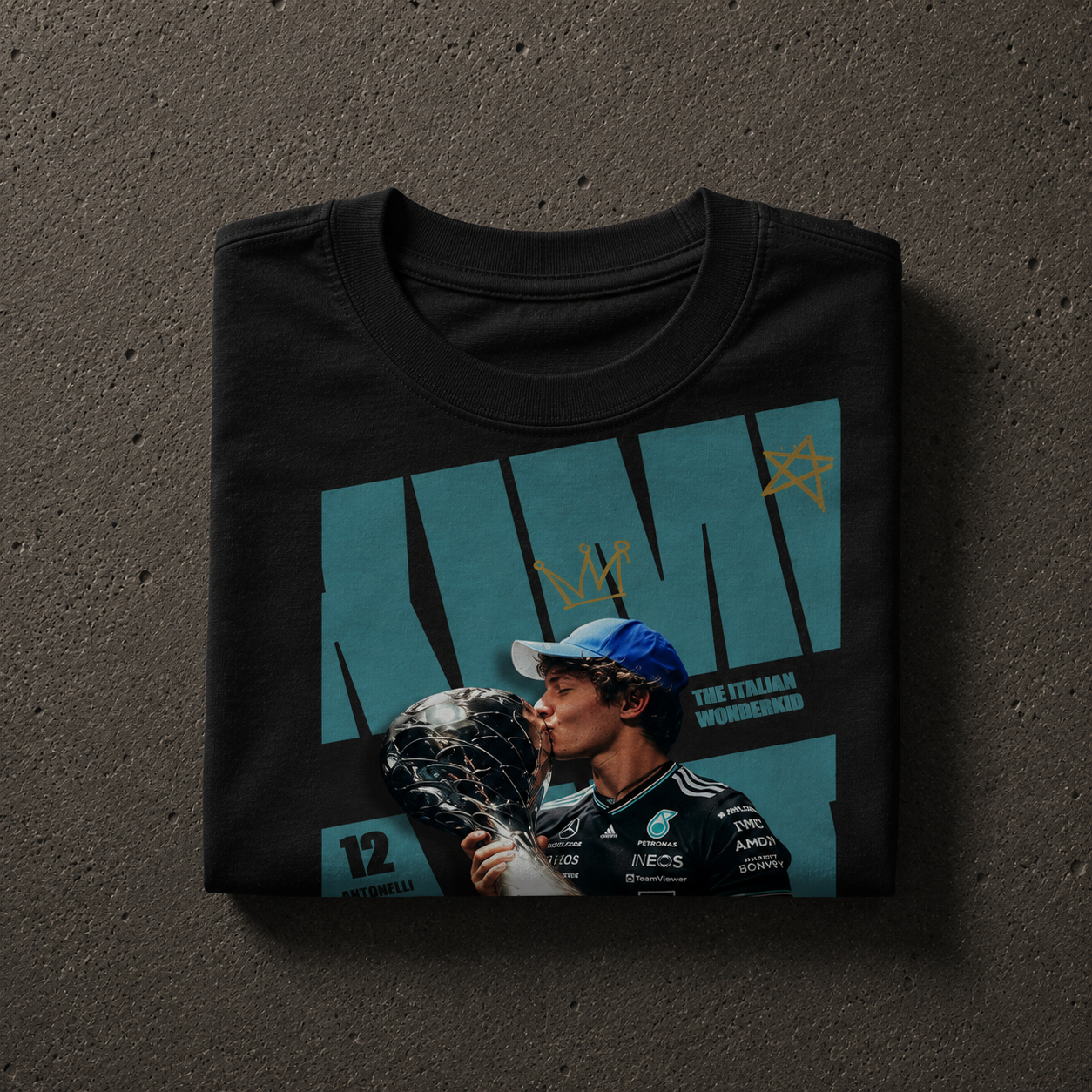Kimi Antonelli MERCEDES AMG - Camiseta Oversize Manga Corta
