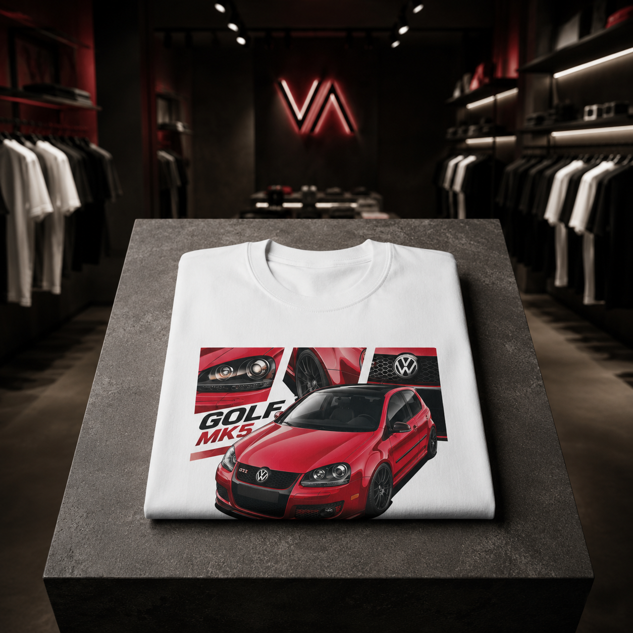 Volkswaguen Golf MK5 - Camiseta Oversize Manga Corta
