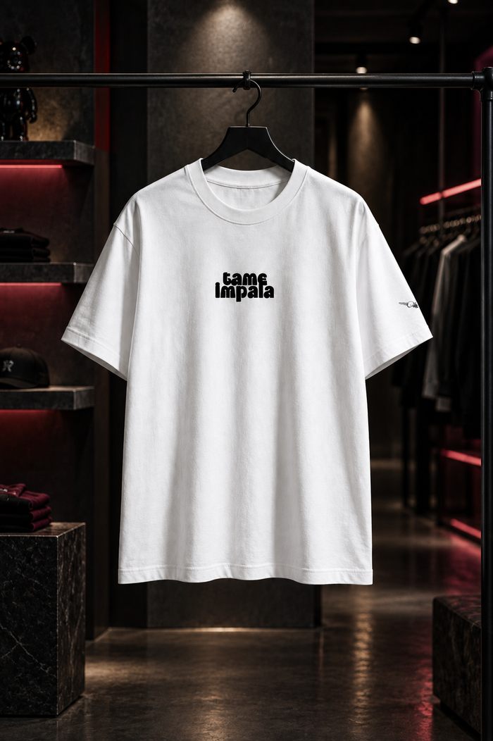 Tame Impala Borderline  - Camiseta Oversize Manga Corta