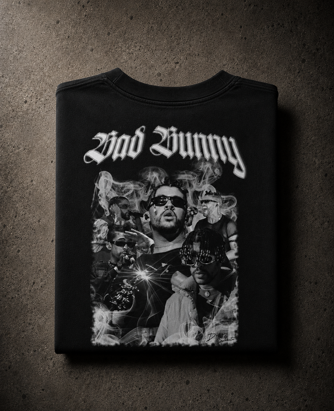 Bad Bunny - Camiseta Oversize Manga Corta