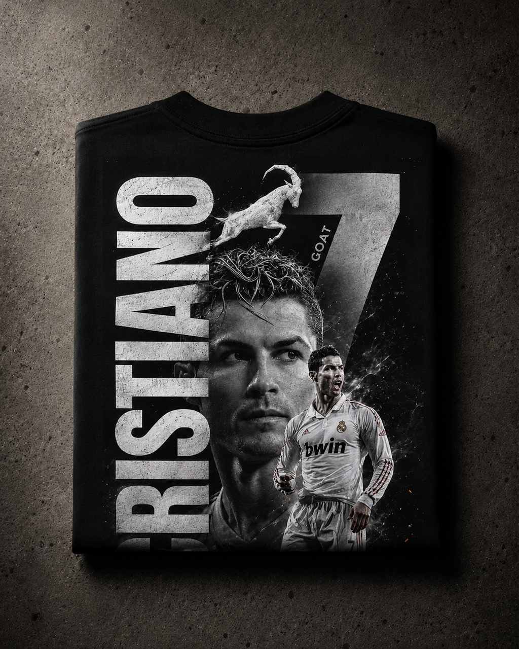CR7 Prime - Camiseta Oversize Manga Corta