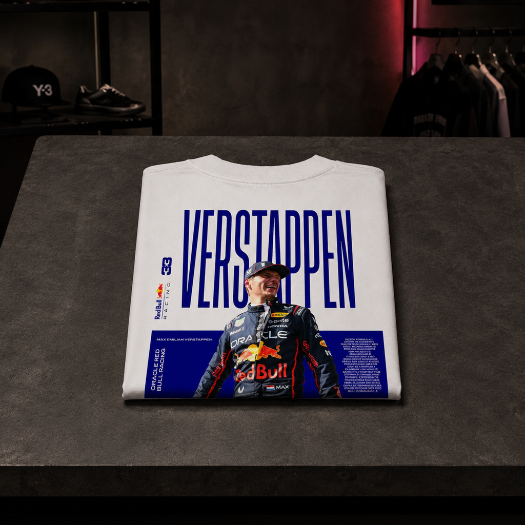 Max Verstappen x REDBULL 2026 - Camiseta Oversize Manga Corta