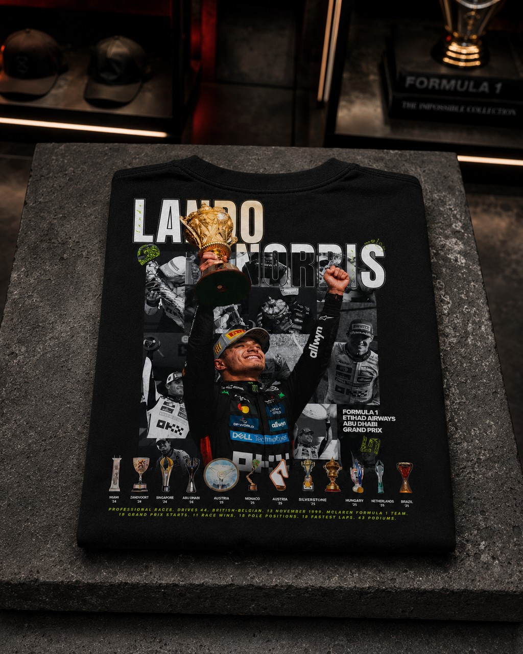 Lando Norris MCLAREN - Camiseta Oversize Manga Corta
