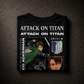 Levi Ackerman AOT - Camiseta Oversize Manga Corta
