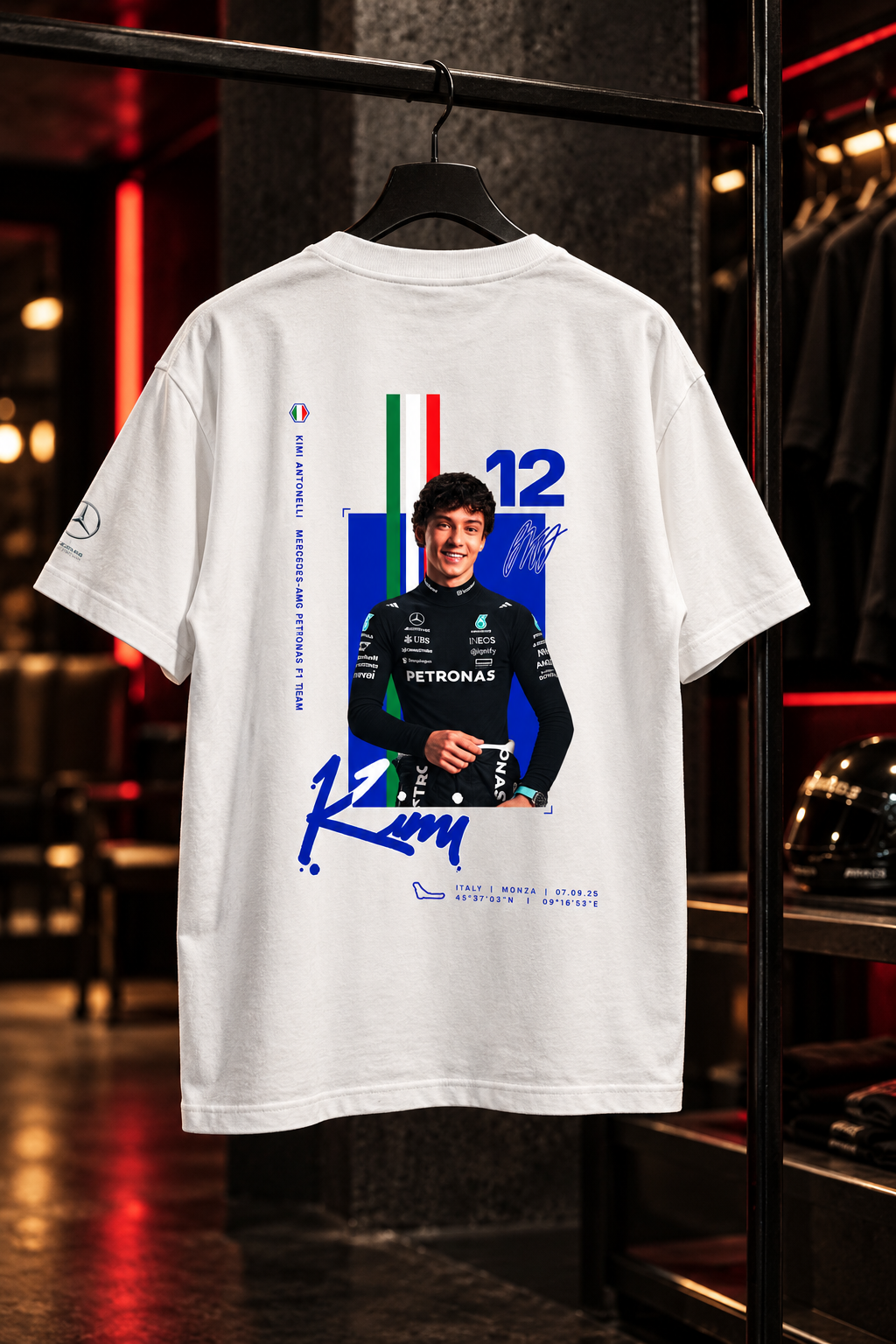 Kimi Antonelli PETRONAS - Camiseta Oversize Manga Corta