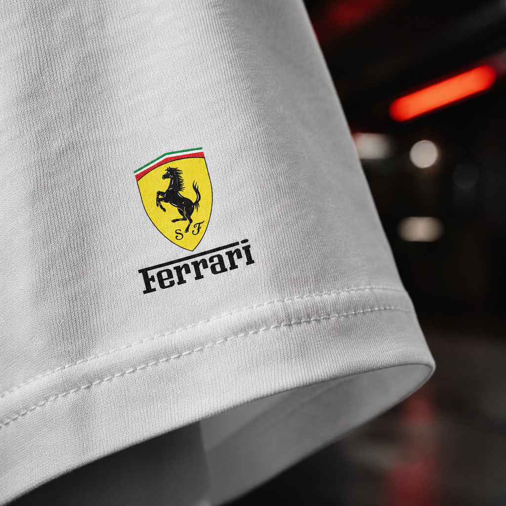 Lewis Hamilton x FERRARI 2026 - Camiseta Oversize Manga Corta