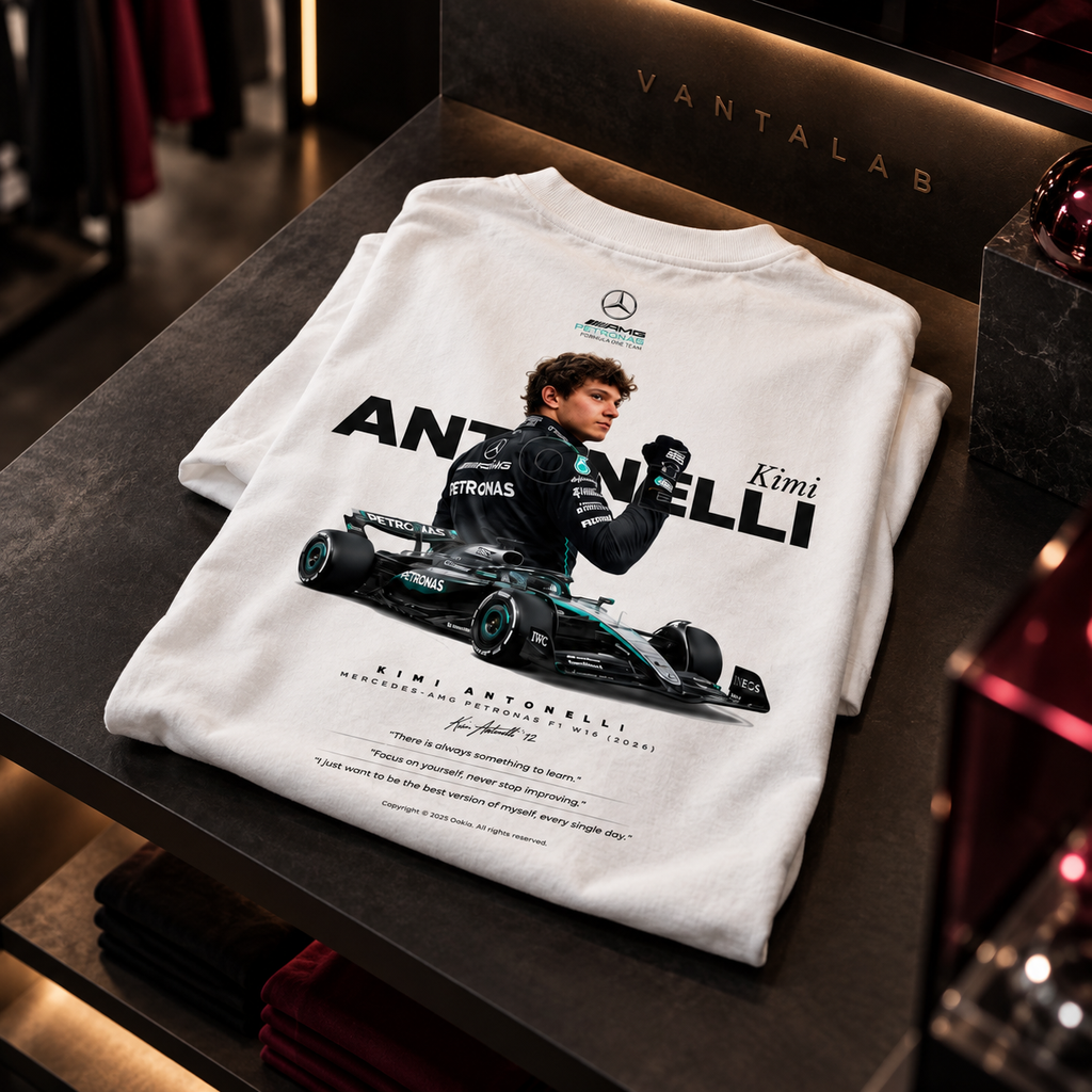 Kimi Antonelli PETRONAS AMG - Camiseta Oversize Manga Corta