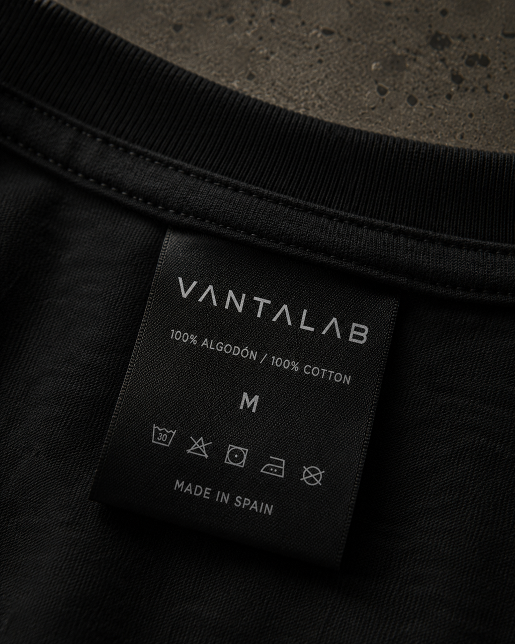 Vantalab Basics - Camiseta Oversize Manga Corta