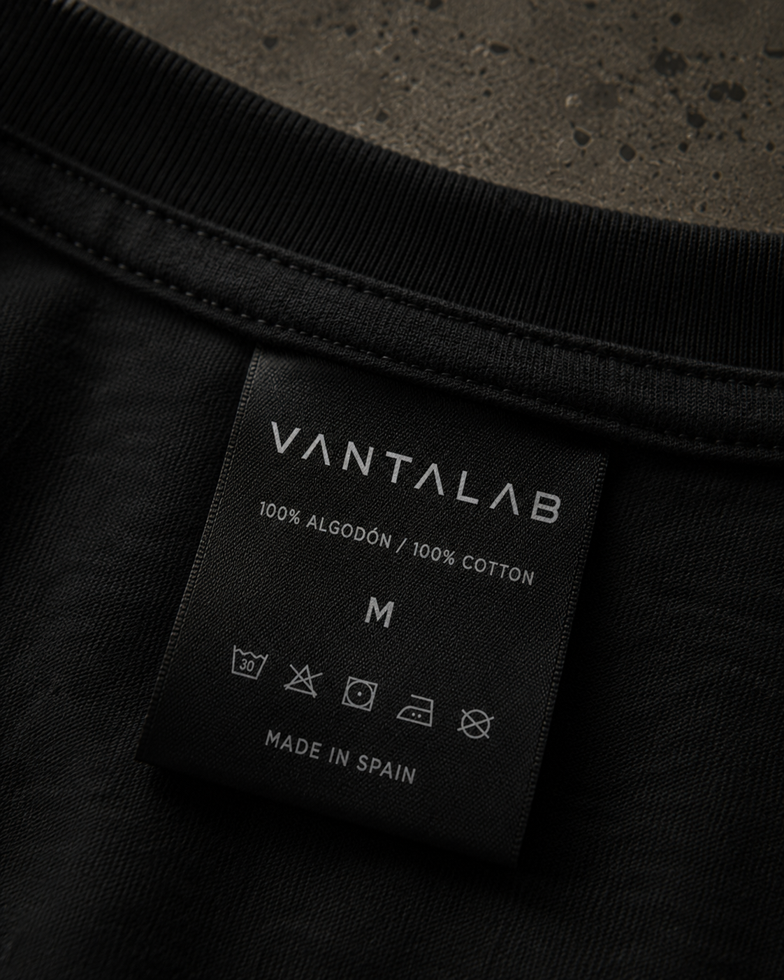 Vantalab Basics - Camiseta Oversize Manga Corta