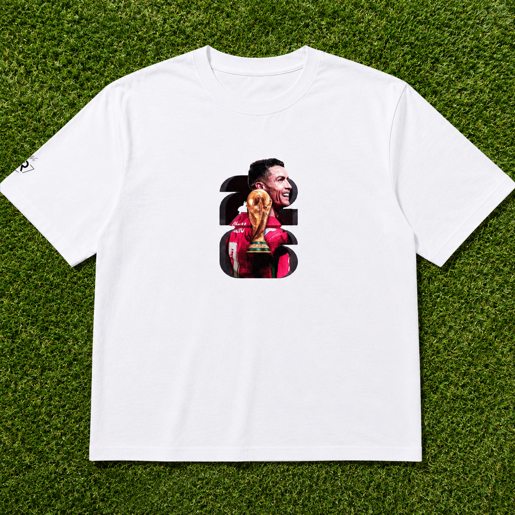 CR7 WolrdCup2026 - Camiseta Oversize Manga Corta