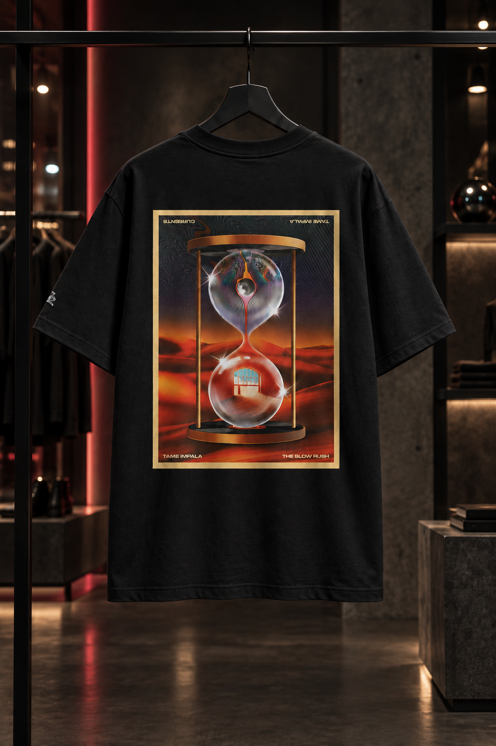Tame Impala Borderline  - Camiseta Oversize Manga Corta