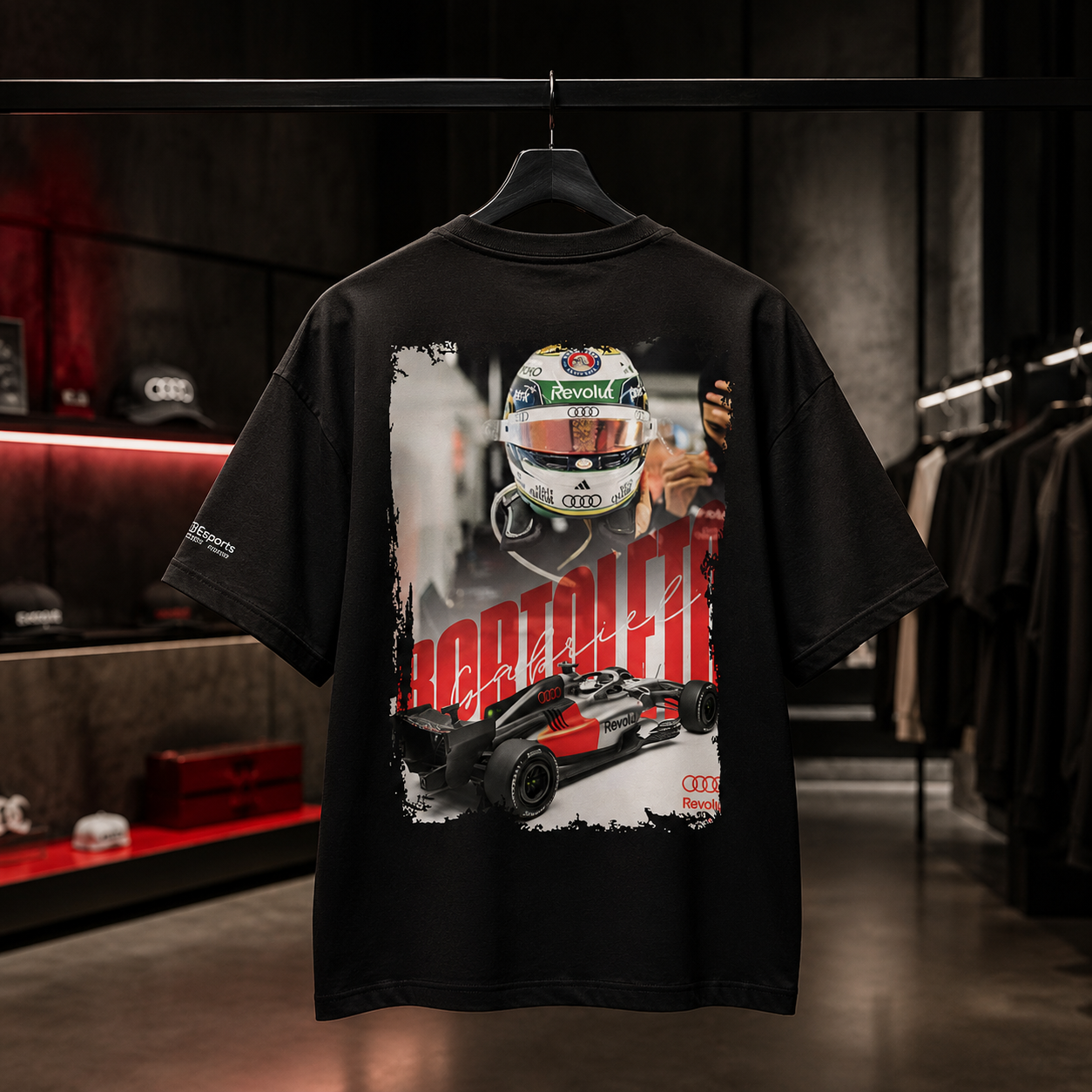 Bortoleto x AUDI 2026 - Camiseta Oversize Manga Corta