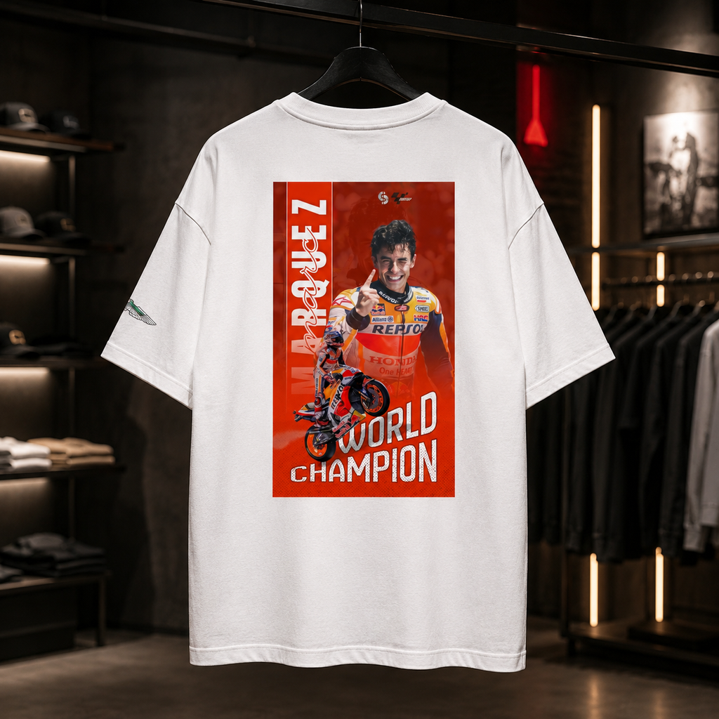 Marc Marques MOTO GP - Camiseta Oversize Manga Corta
