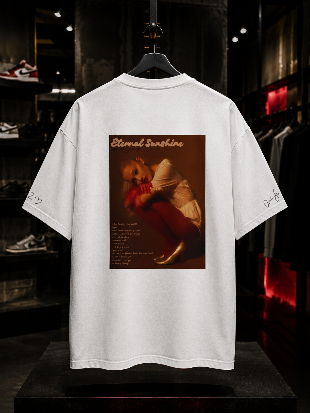 Ariana Grande ETERNAL SUNSHINE - Camiseta Oversize Manga Corta