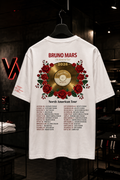 Bruno Mars The Romantic Tour  - Camiseta Oversize Manga Corta