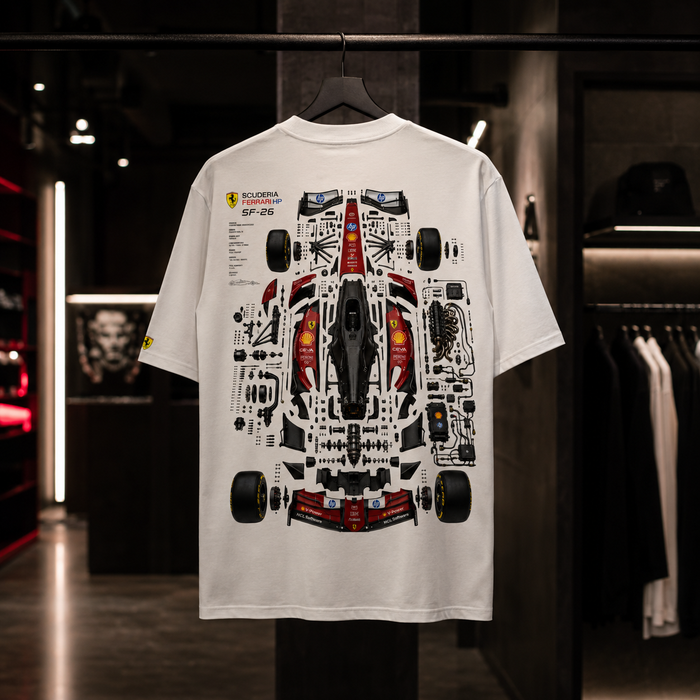 Scuderia Ferrari - Camiseta Oversize Manga Corta
