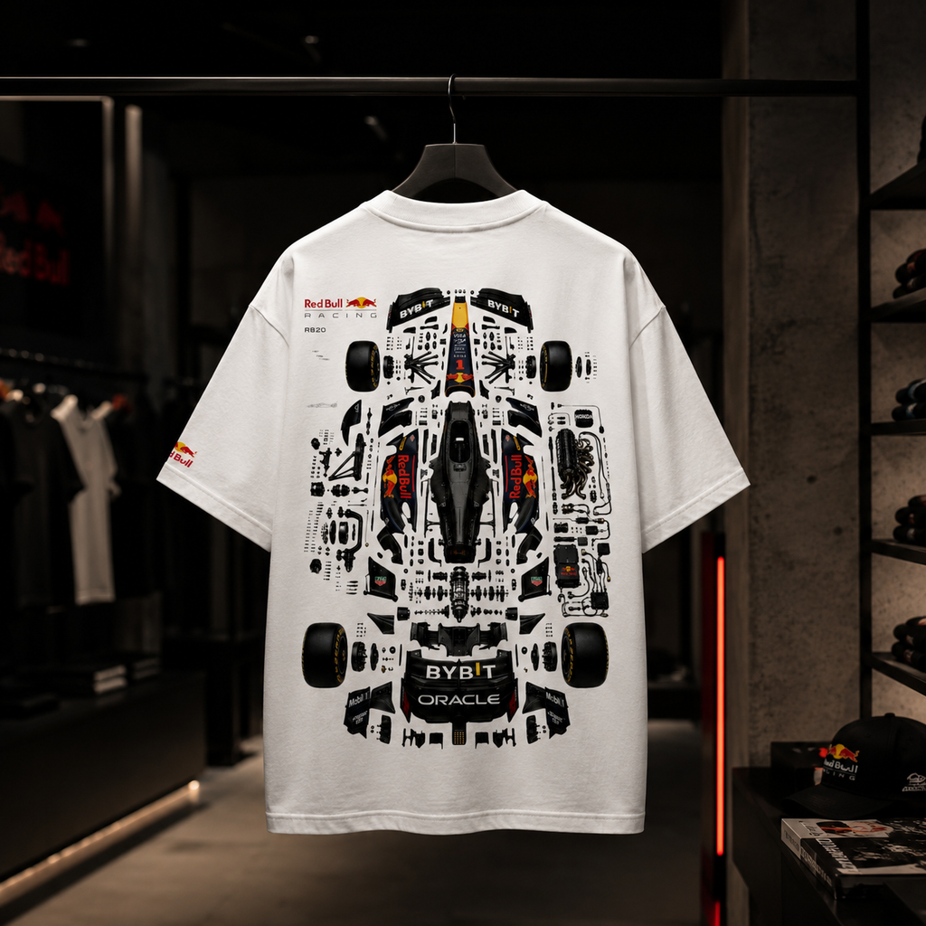 Scuderia RedBull- Camiseta Oversize Manga Corta