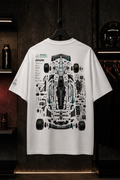 Scuderia Mercedes Benz Petronas - Camiseta Oversize Manga Corta