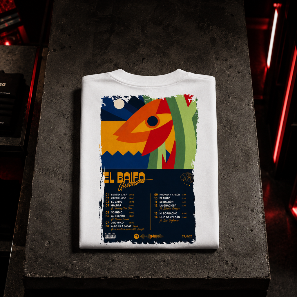 Quevedo El Baifo - Camiseta Oversize Manga Corta