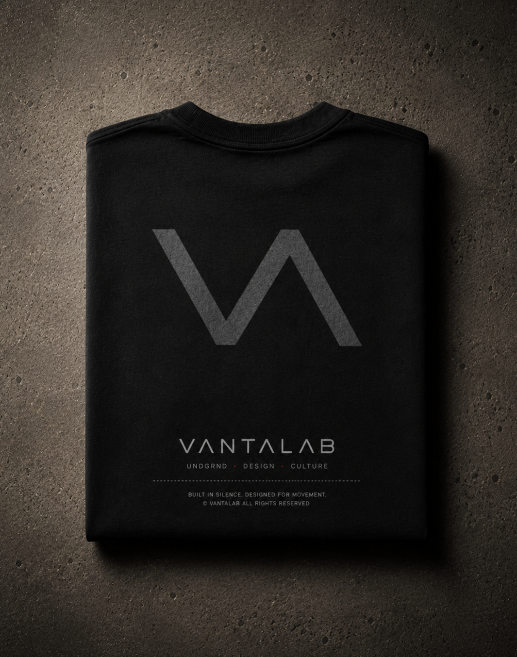 Vantalab Basics - Camiseta Oversize Manga Corta
