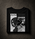 Eren Yeager AOT - Camiseta Oversize Manga Corta