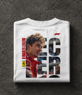 Charles Leclerc FERRARI - Camiseta Oversize Manga Corta