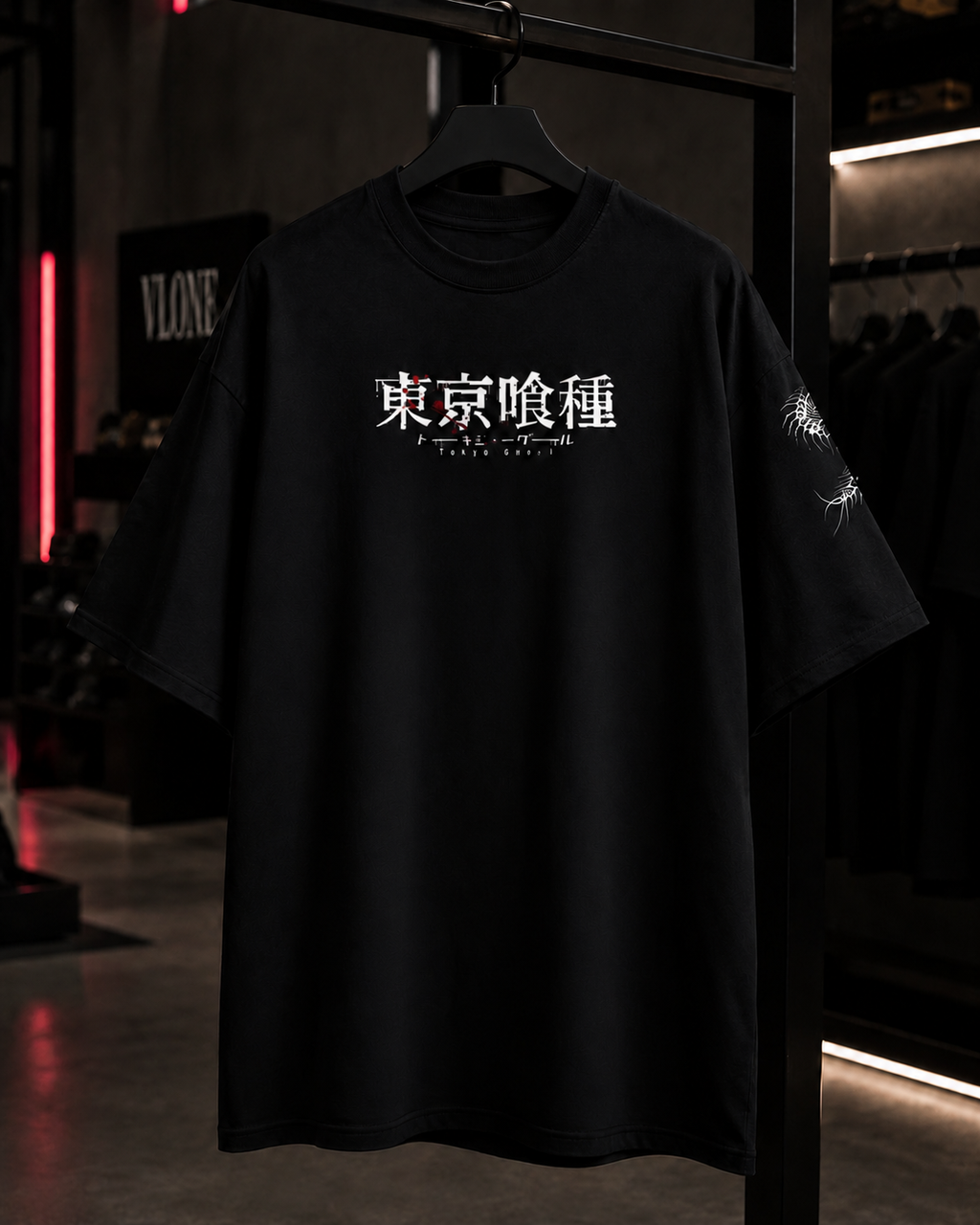 Camiseta personalizada Kaneki Tokyo Ghoul - Camiseta Oversize Manga Corta