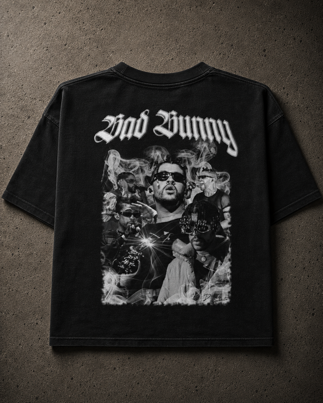 Bad Bunny - Camiseta Oversize Manga Corta