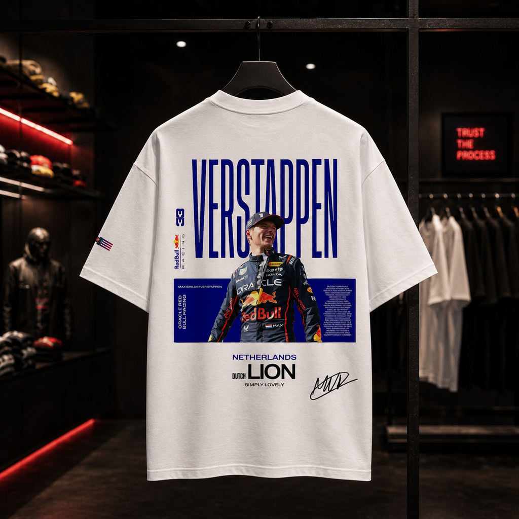 Max Verstappen x REDBULL 2026 - Camiseta Oversize Manga Corta