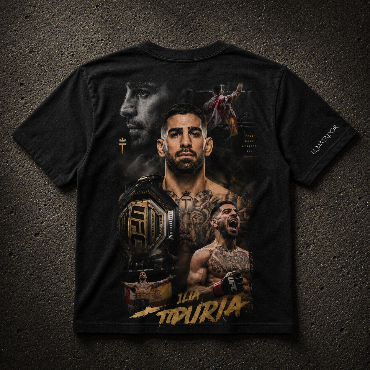 Ilia Topuria EL MATADOR - Camiseta Oversize Manga Corta