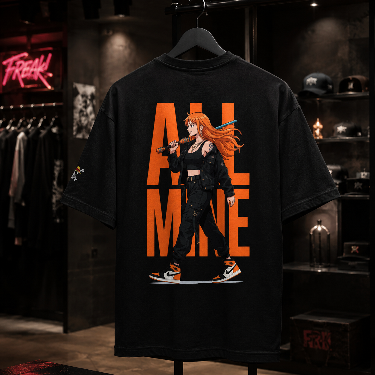 Nami ONE PIECE - Camiseta Oversize Manga Corta
