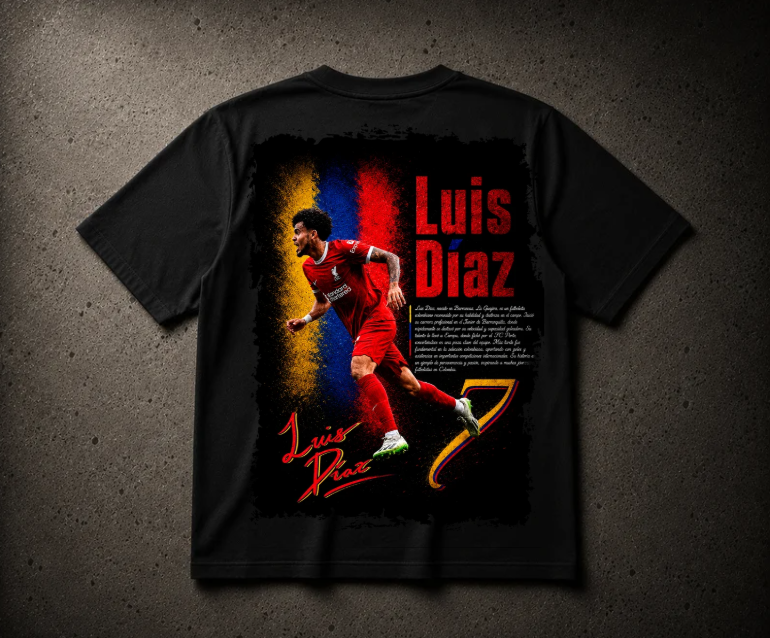 Luis Díaz - Camiseta Oversize Manga Corta