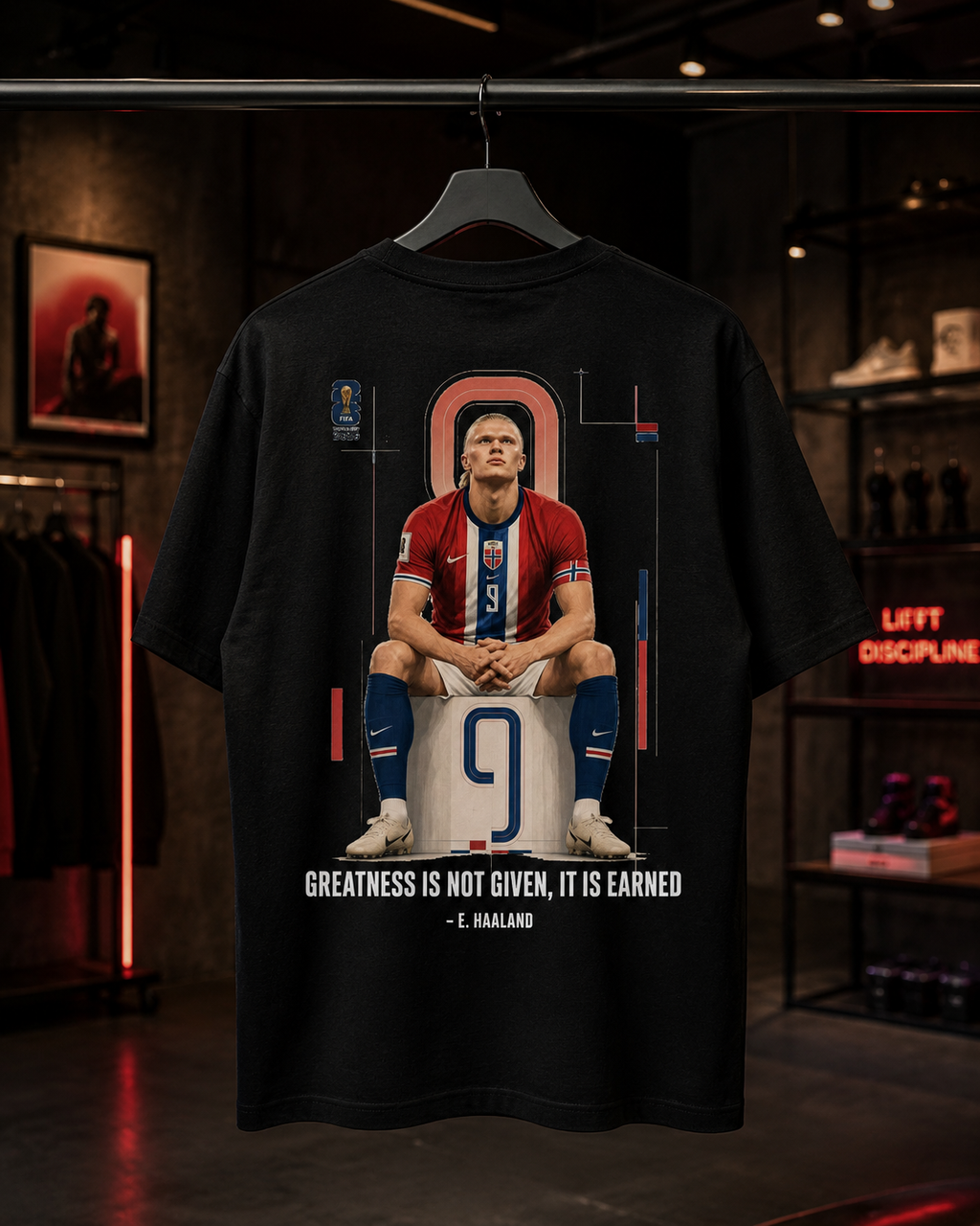 Haaland World Cup 2026 - Camiseta Oversize Manga Corta