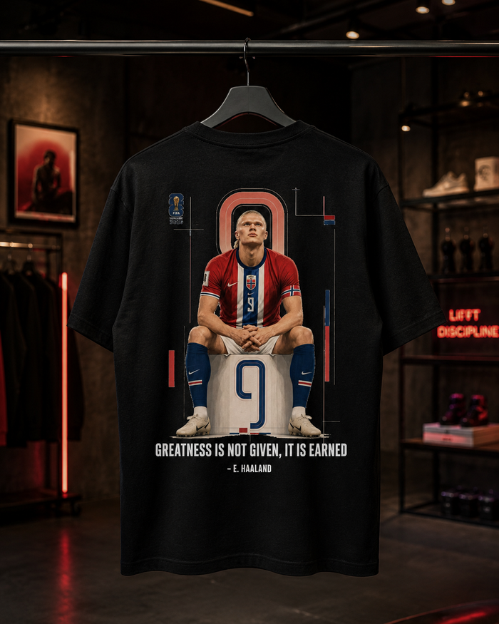 Haaland World Cup 2026 - Camiseta Oversize Manga Corta
