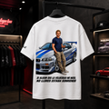Paul Walker Fast & Furious - Camiseta Oversize Manga Corta
