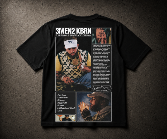 Eladio Carrión - Camiseta Oversize Manga Corta