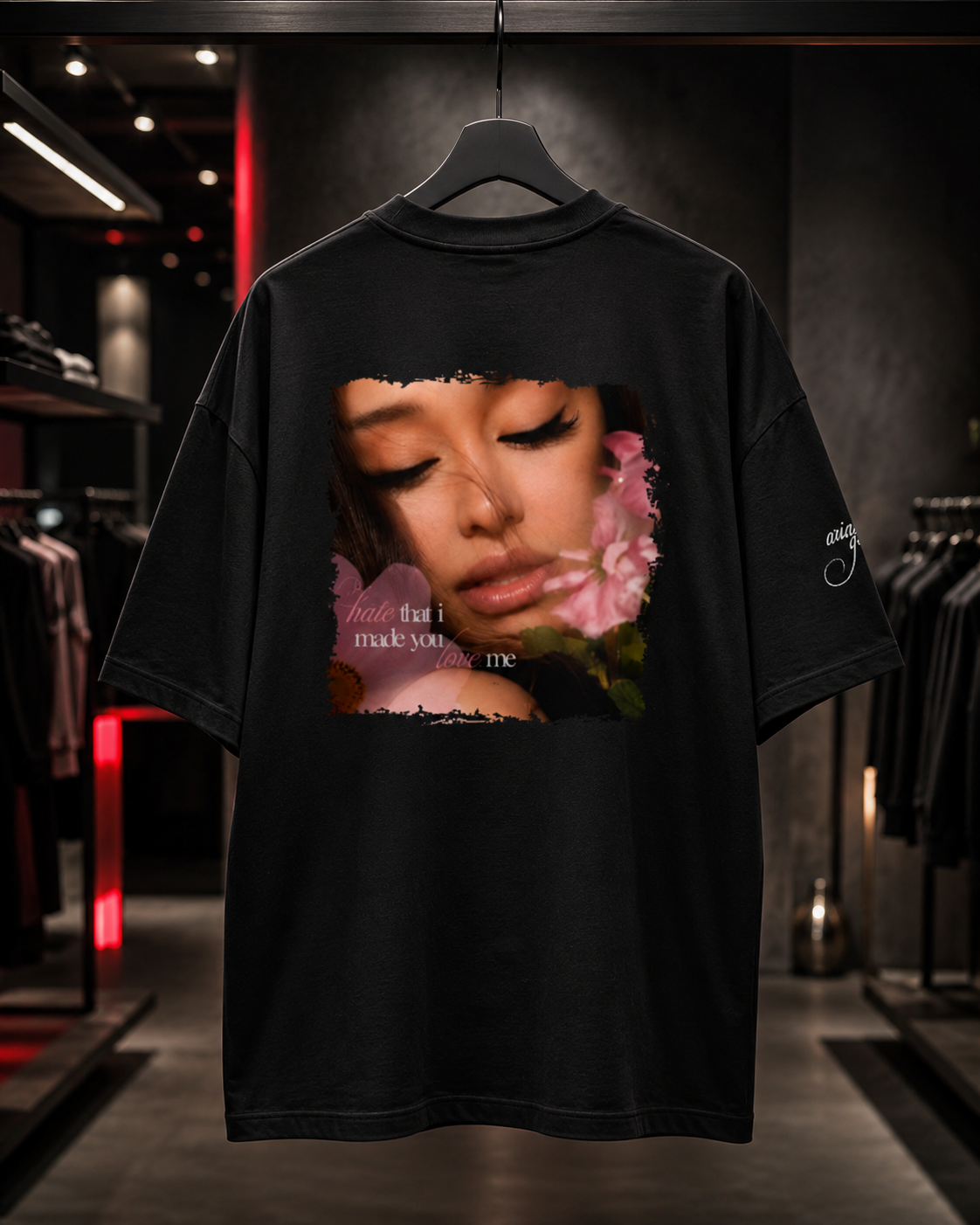 Ariana Grande PETALS - Camiseta Oversize Manga Corta