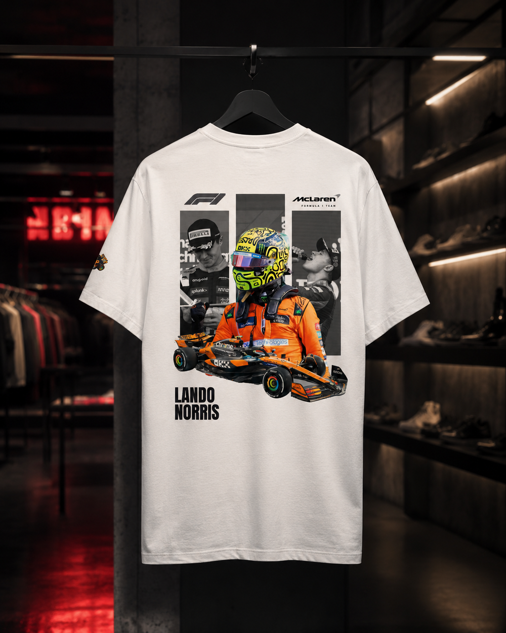 Lando Norris x MCLAREN 2026 - Camiseta Oversize Manga Corta