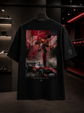 Lewis Hamilton FERRARI - Camiseta Oversize Manga Corta